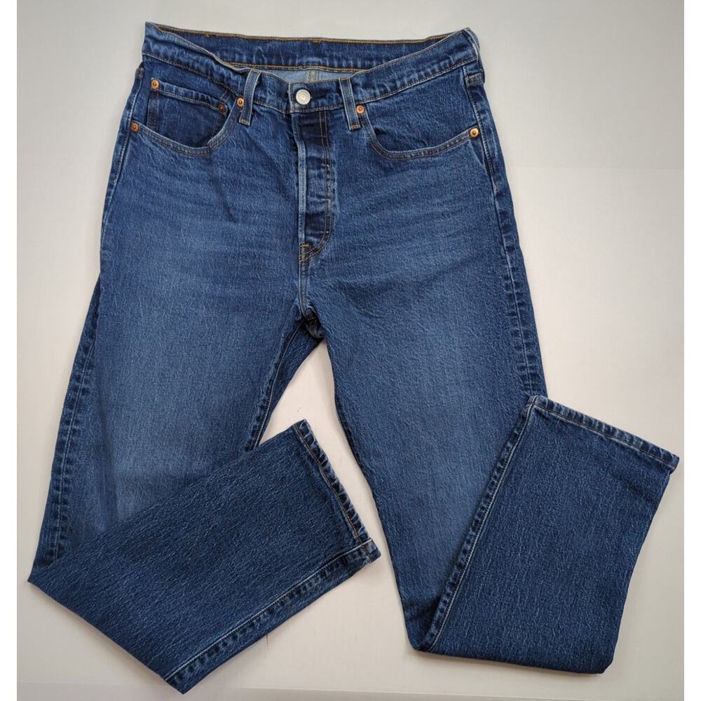 VTG Levi's 501 XX Button Fly 30x30 (measures 29) Indigo Blue Denim Jeans 90's